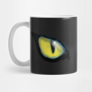 Cats Eyes Yellow Mug